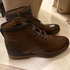 Men's Brown Leather Boots